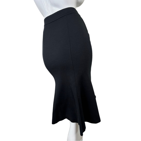 WOLFORD gorgeous wool midi trumpet skirt fit n flare RARE find xxs XS fun sz 34 - Picture 16 of 17